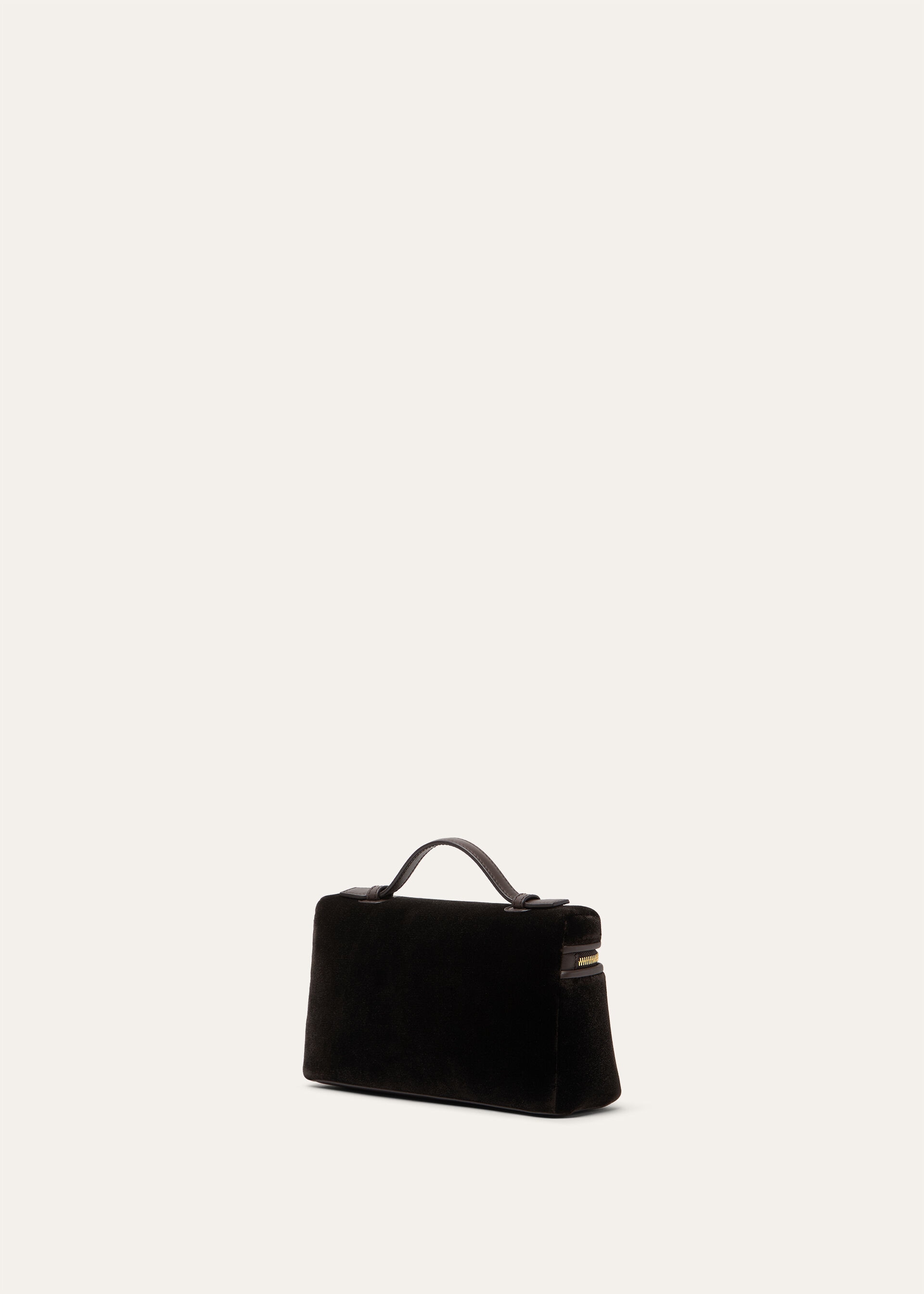 EXTRA POCKET L19 SILK VELVET/RND LEATHER CH LS