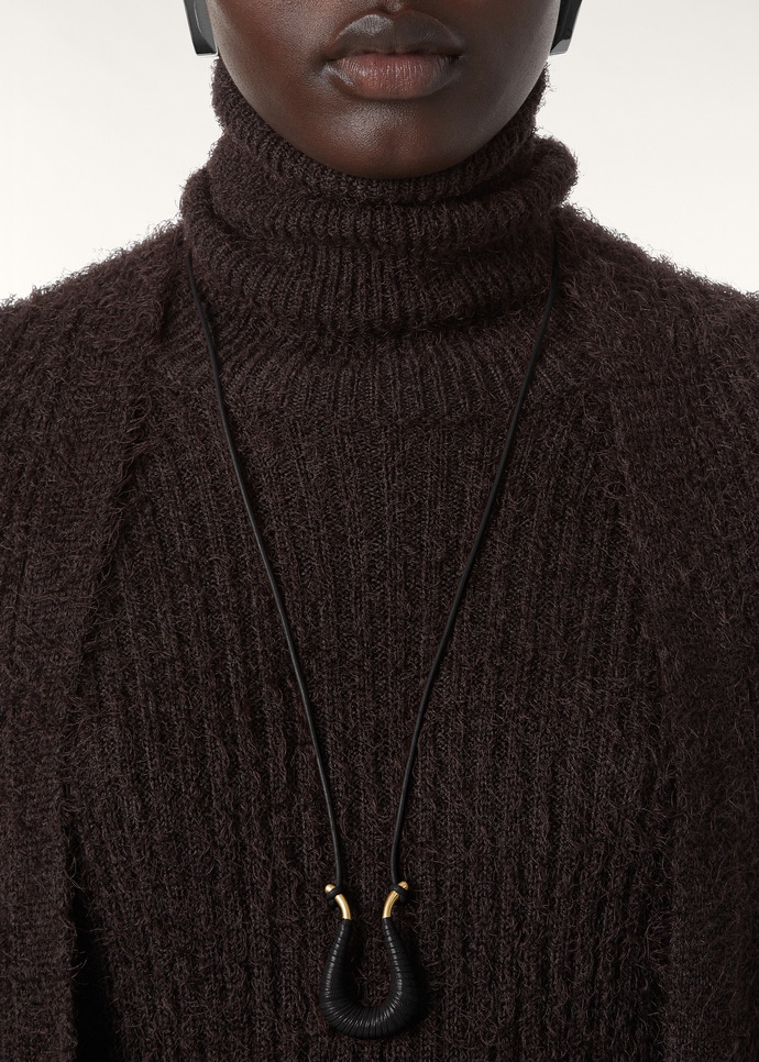 BRAIDED DUO NECKLACE LEATHER_FAQ2527_804P_NR_1
