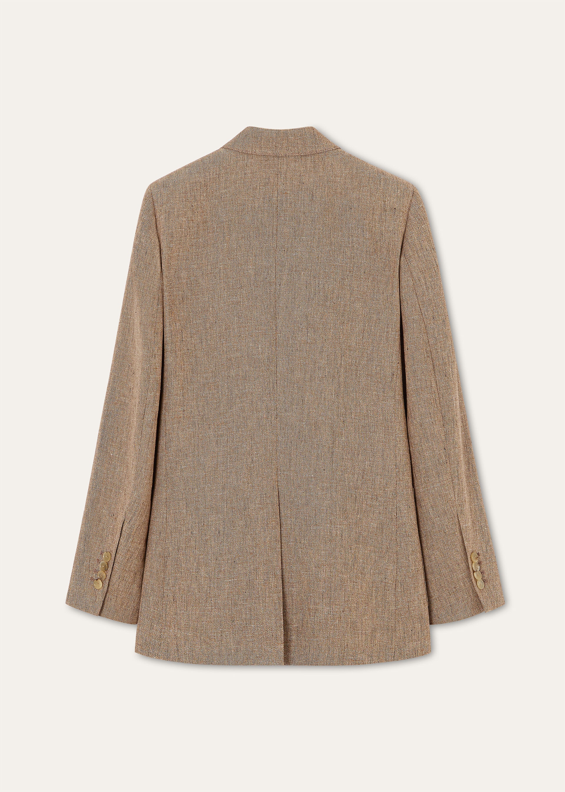 GENNY DB JACKET SARTORIAL LINEN CREPE