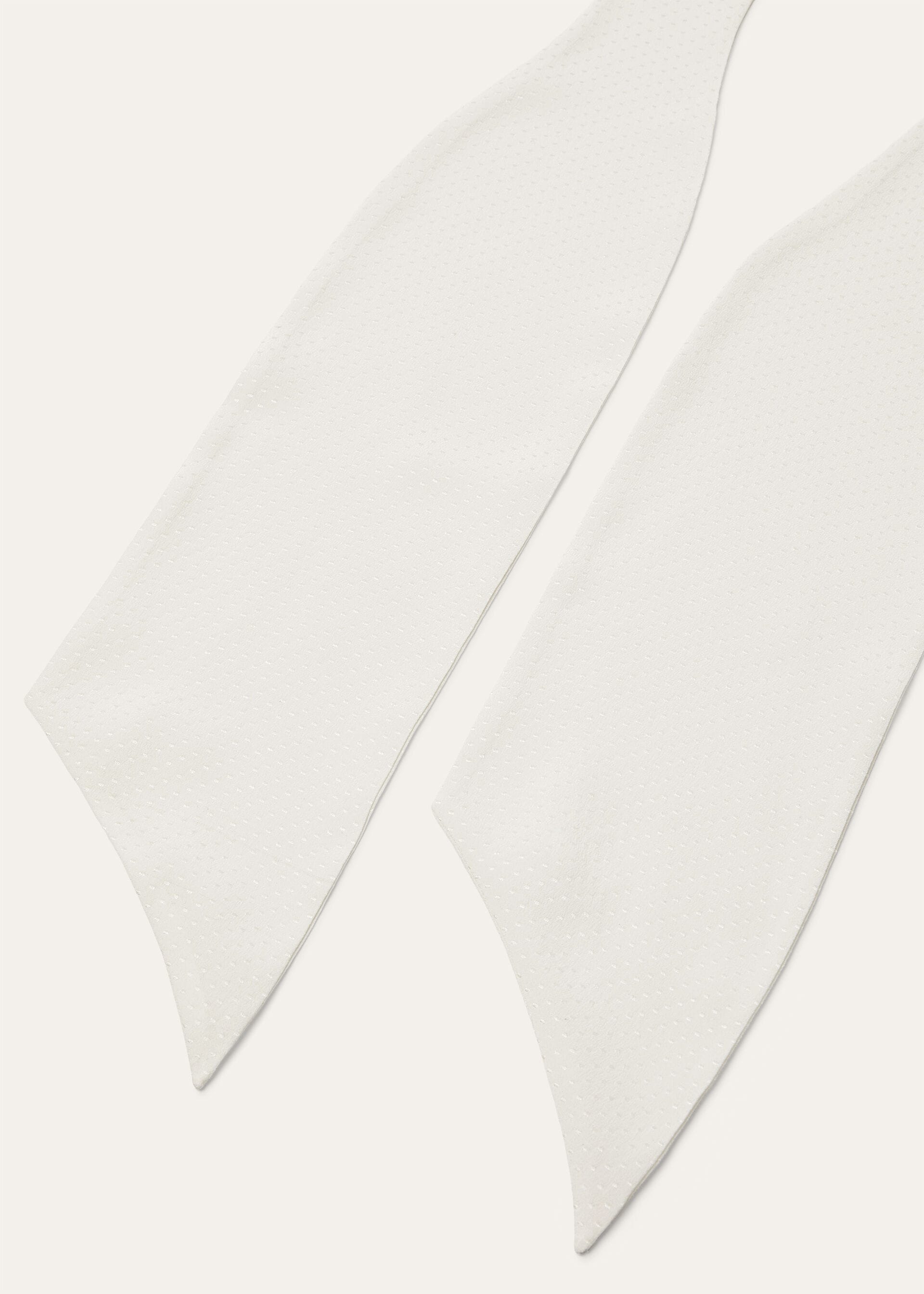 DUCAL TIE SCARF PLUMETIS SILK