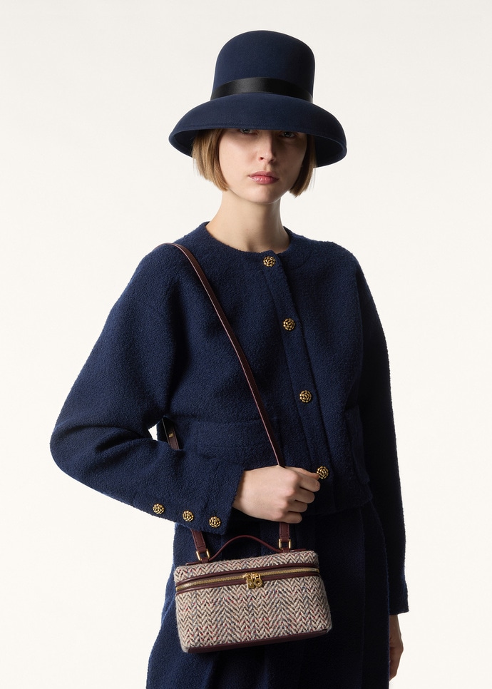 EXTRA POCKET L19 CHEVIOT TWEED WOOL/RNDD LTH CH LS_FAQ2542_B5OJ_NR_2