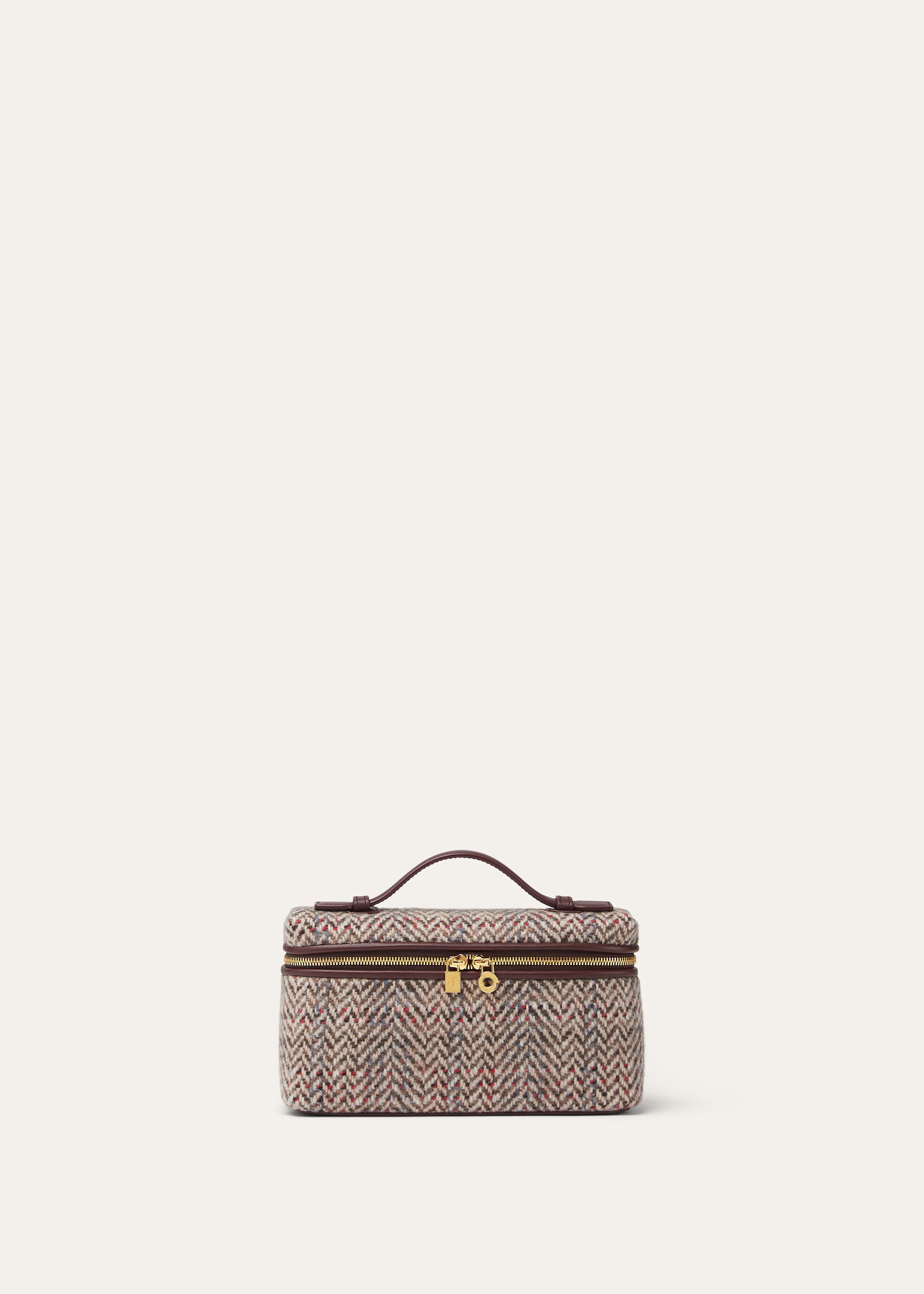 EXTRA POCKET L19 CHEVIOT TWEED WOOL/RNDD LTH CH LS