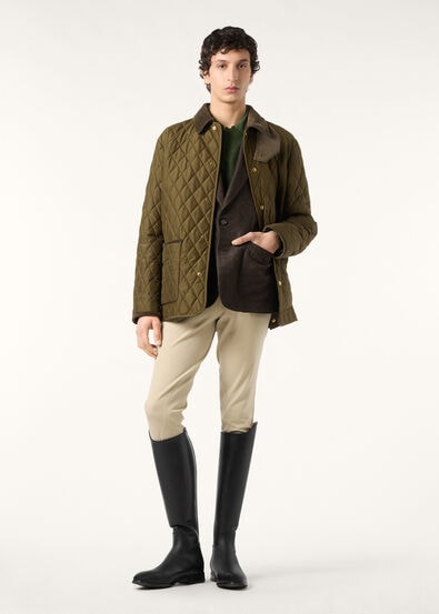 RANDY QUILTED BLOUSON SILK TECH STORM