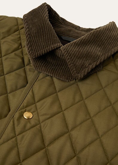 RANDY QUILTED BLOUSON SILK TECH STORM