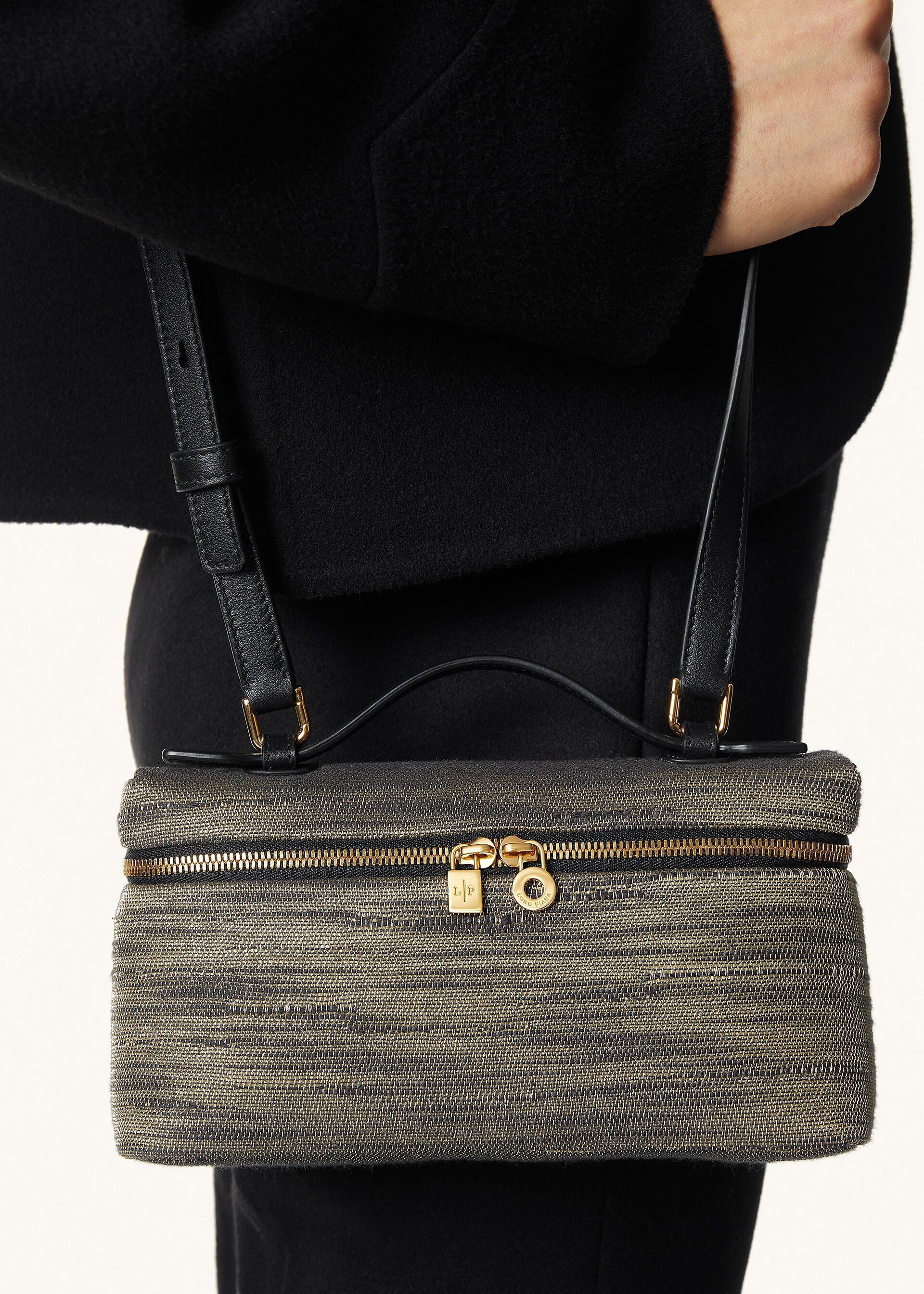 EXTRA POCKET L19 GOLDEN JACQUARD/RND LEATHER LS CH