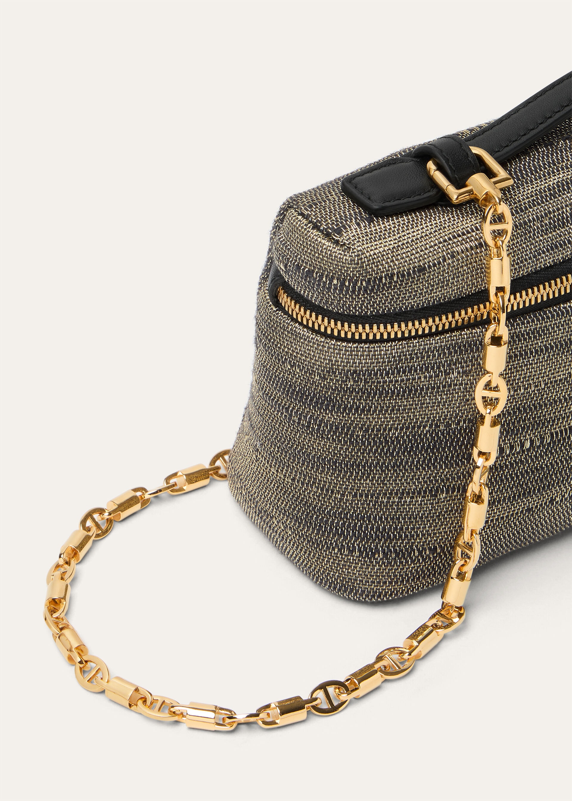 EXTRA POCKET L19 GOLDEN JACQUARD/RND LEATHER LS CH