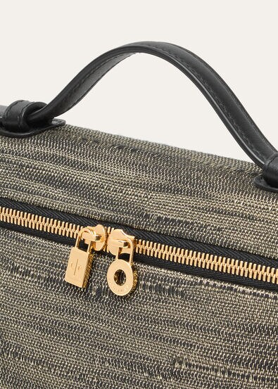 EXTRA POCKET L19 GOLDEN JACQUARD/RND LEATHER LS CH