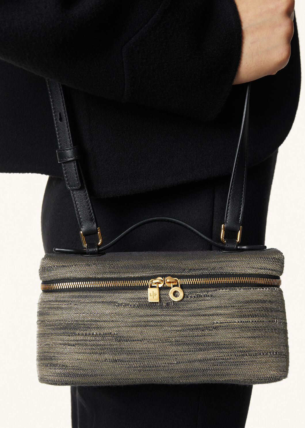 EXTRA POCKET L19 GOLDEN JACQUARD/RND LEATHER LS CH