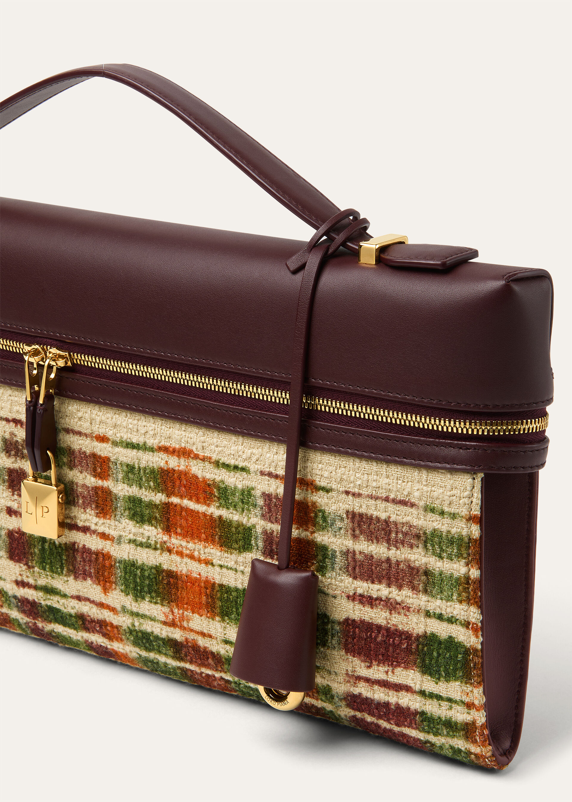 EXTRA CLUTCH L36 WATERCOLOR STRP BOUCLE/RL