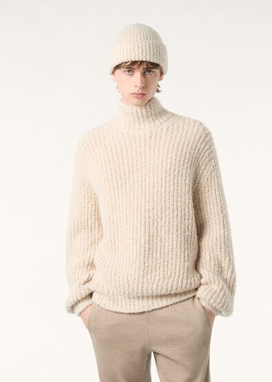 COCOONING FLUFFY CLOUD TURTLENECK CASH SILK GG 3