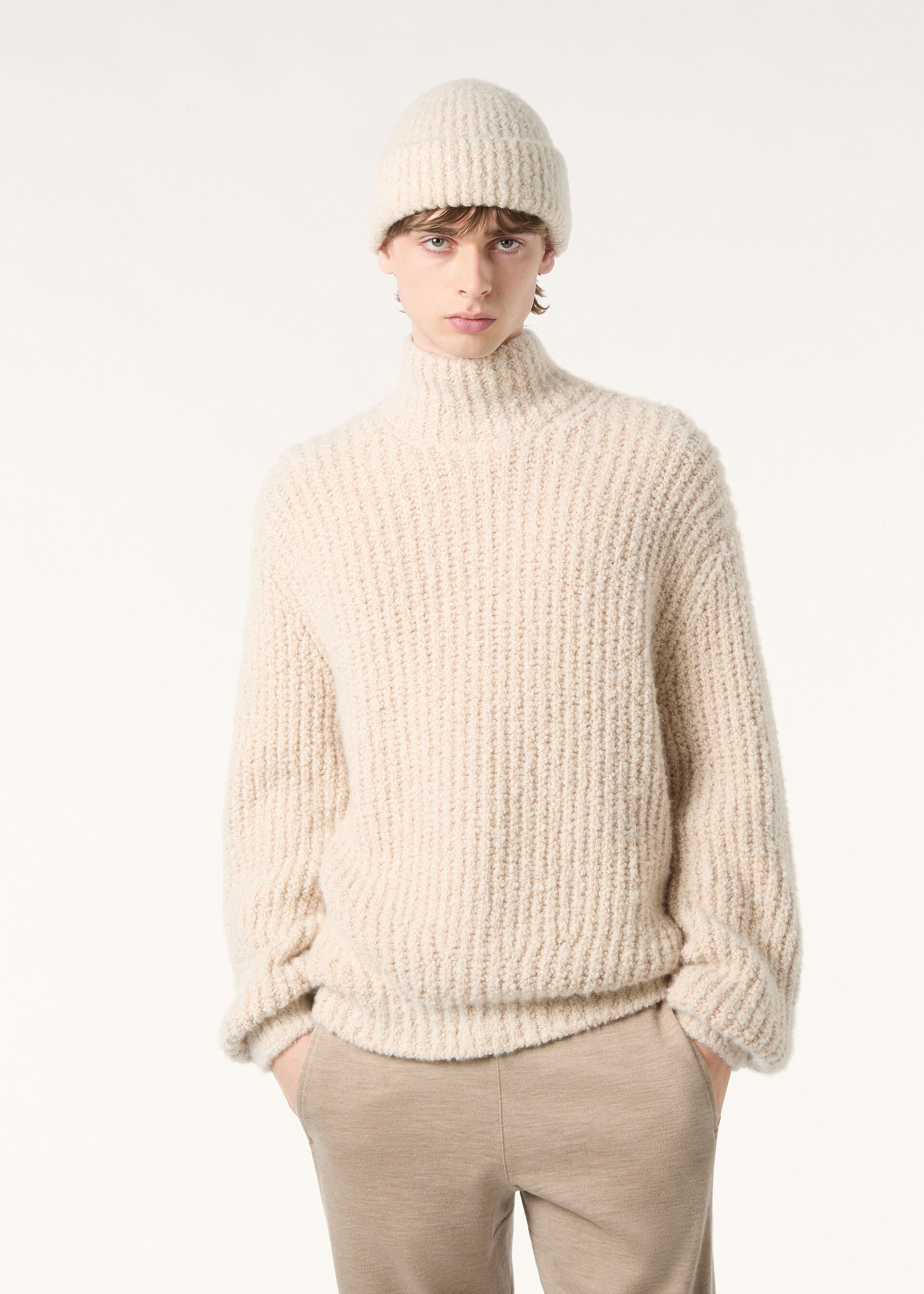 COCOONING FLUFFY CLOUD TURTLENECK CASH SILK GG 3