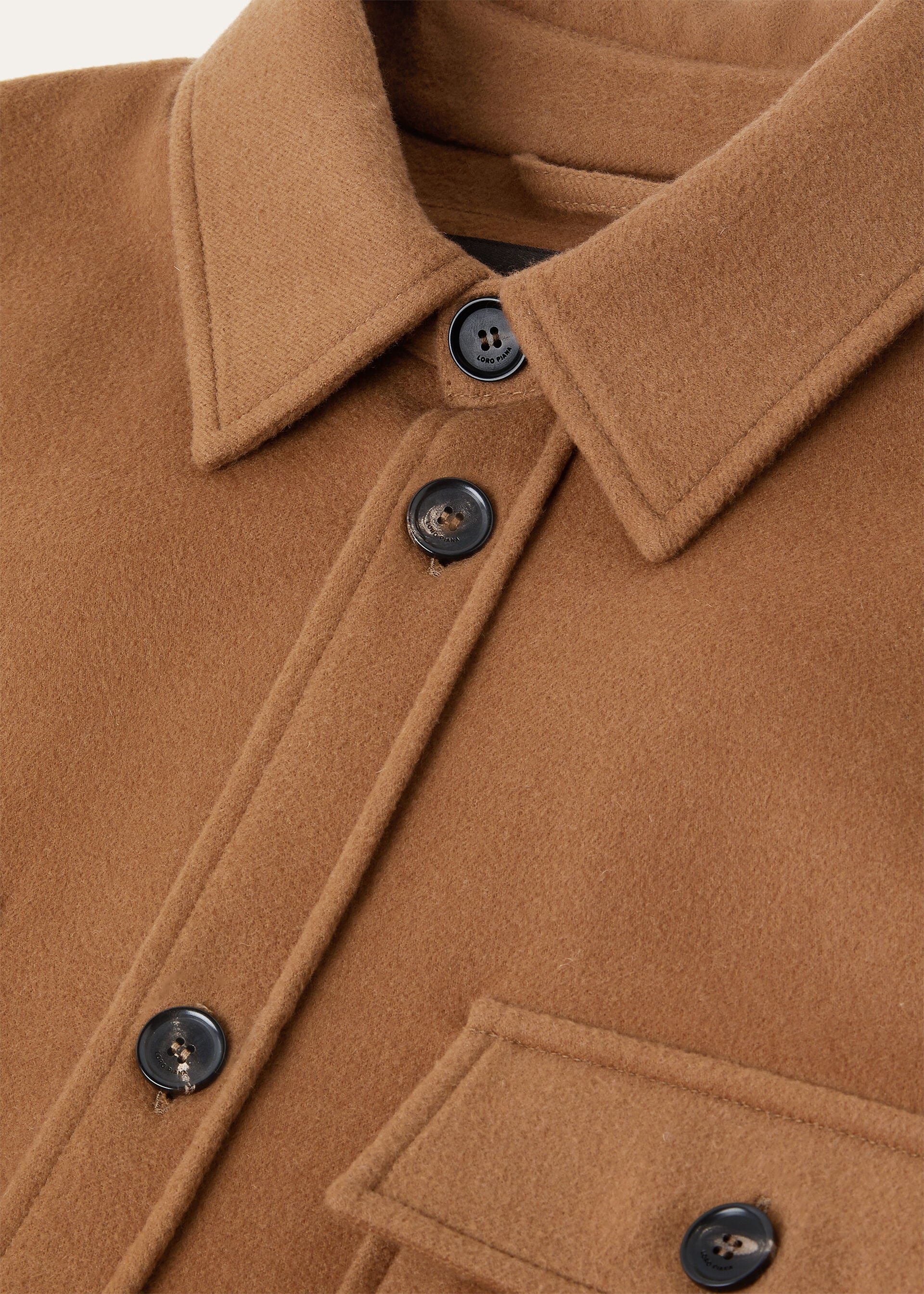 JIM OVERSHIRT VICUNA SILK DOUBLE RAIN