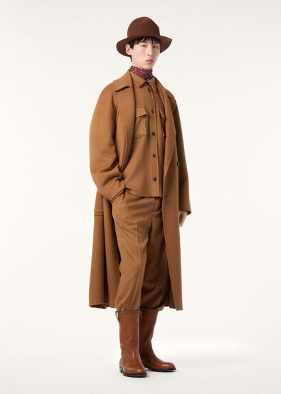 JIM OVERSHIRT VICUNA SILK DOUBLE RAIN