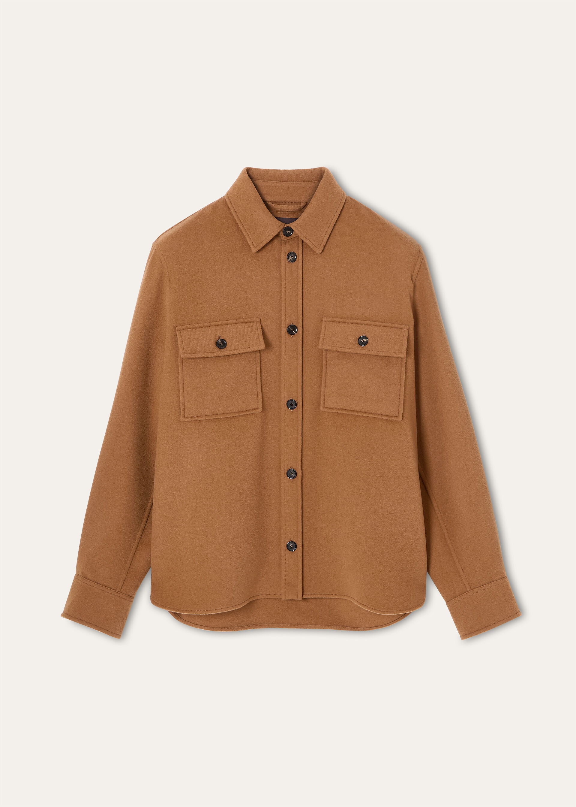 JIM OVERSHIRT VICUNA SILK DOUBLE RAIN