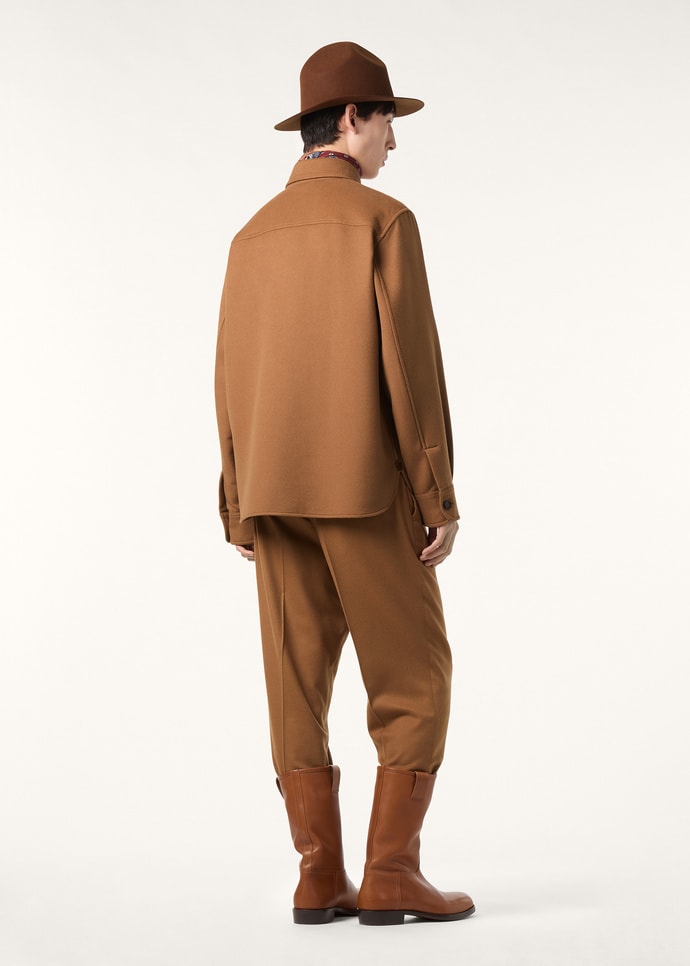 JIM OVERSHIRT VICUNA SILK DOUBLE RAIN_FAQ2692_E09Y_4