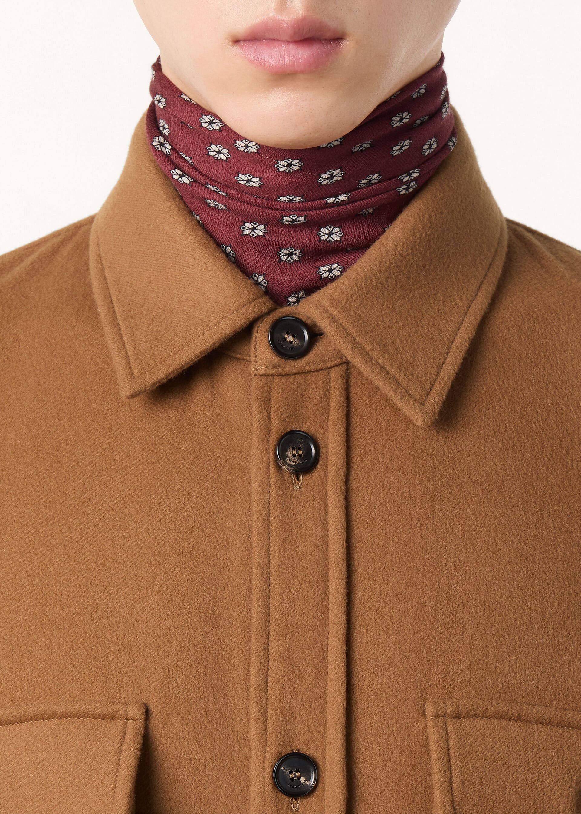 JIM OVERSHIRT VICUNA SILK DOUBLE RAIN