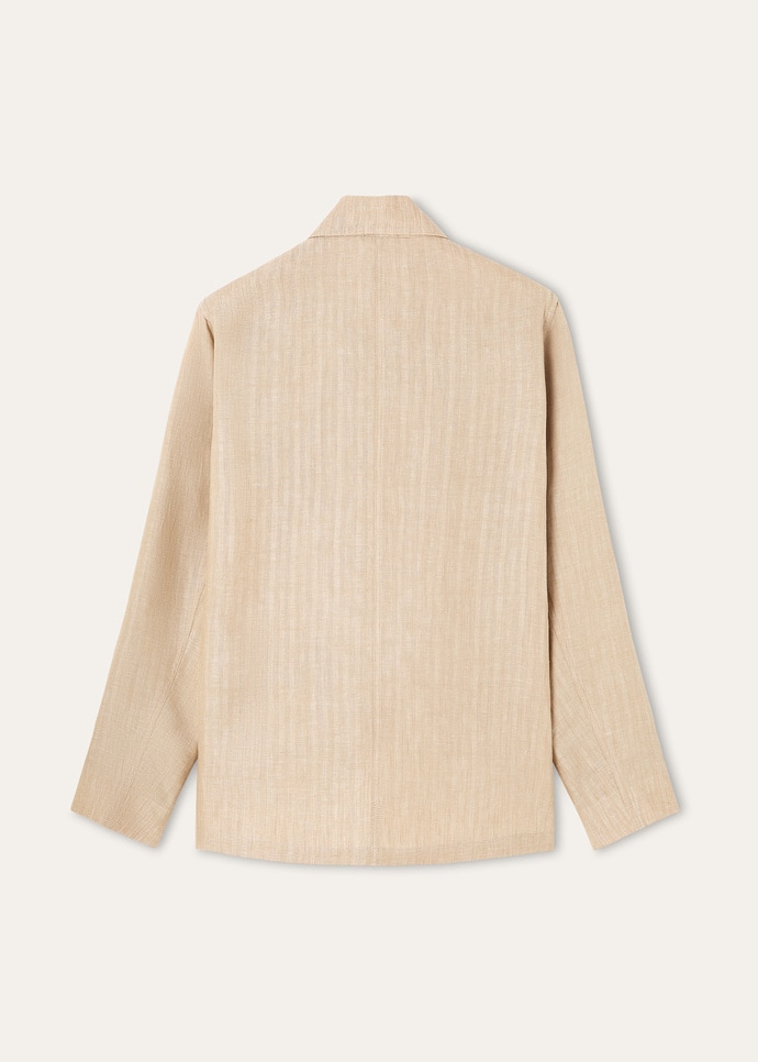 CALVIN JACKET LINEN HERRINGBONE_FAQ2768_F7B6_6