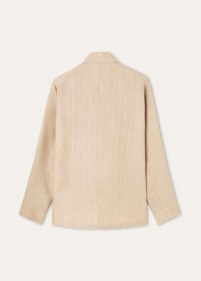CALVIN JACKET LINEN HERRINGBONE