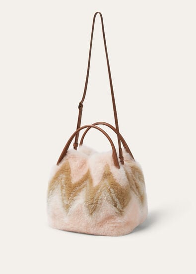 BALE LARGE INTARSIA SHADED PEAKS/RND LTH