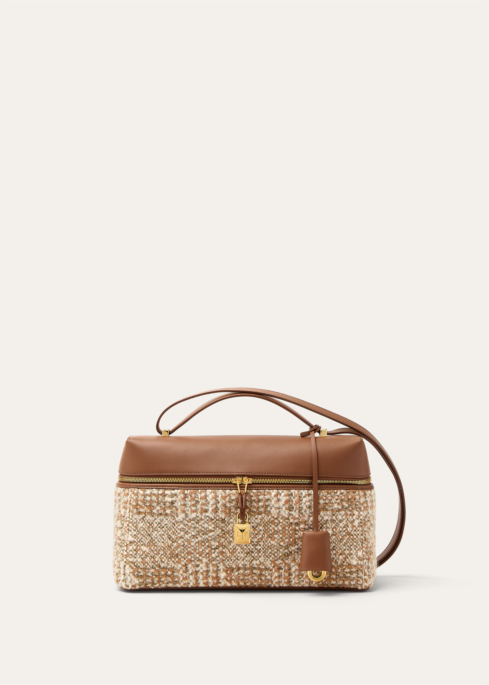 EXTRA BAG L27 NORFOLK TWEED/ROUNDED LEATHER