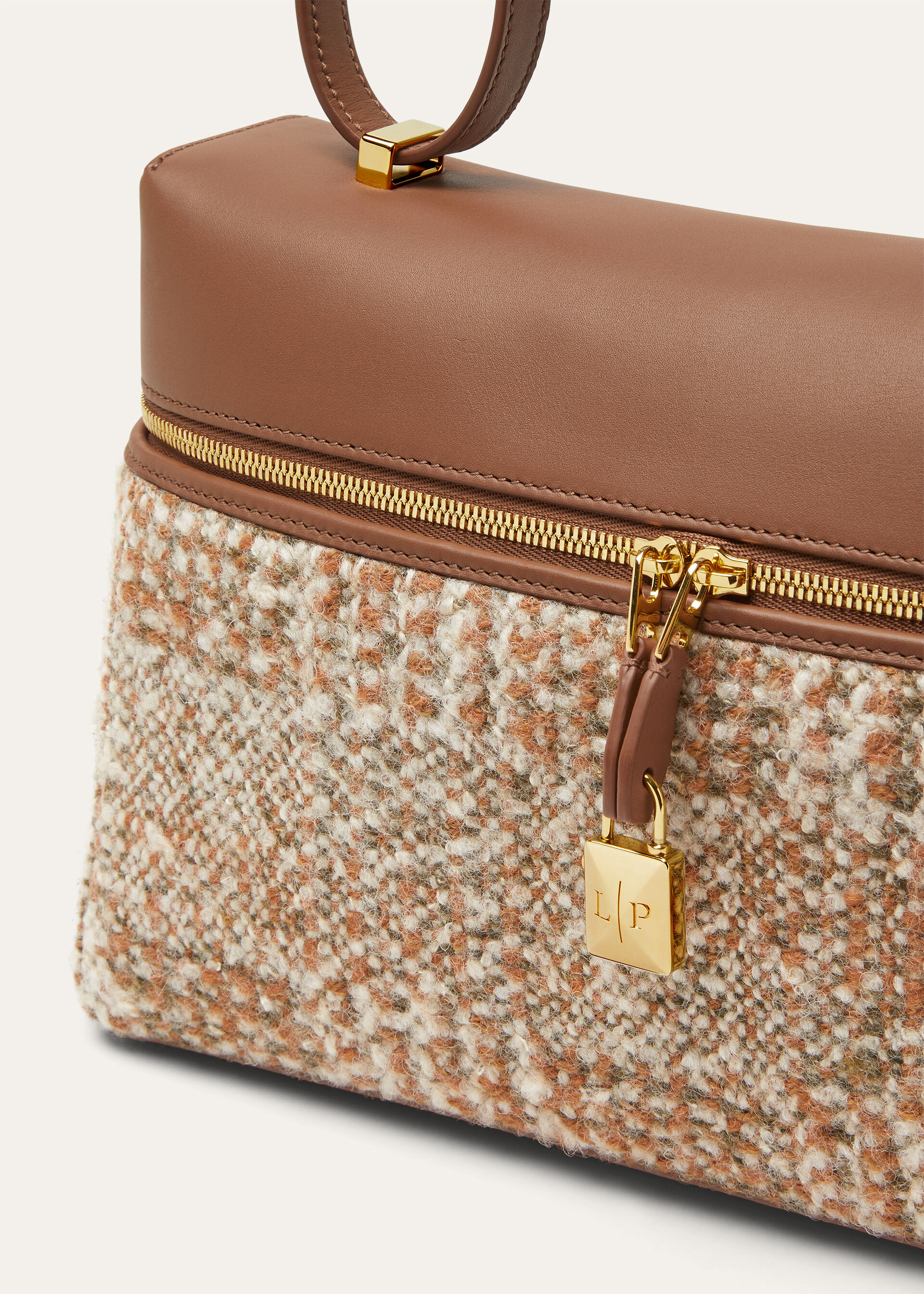 EXTRA BAG L27 NORFOLK TWEED/ROUNDED LEATHER