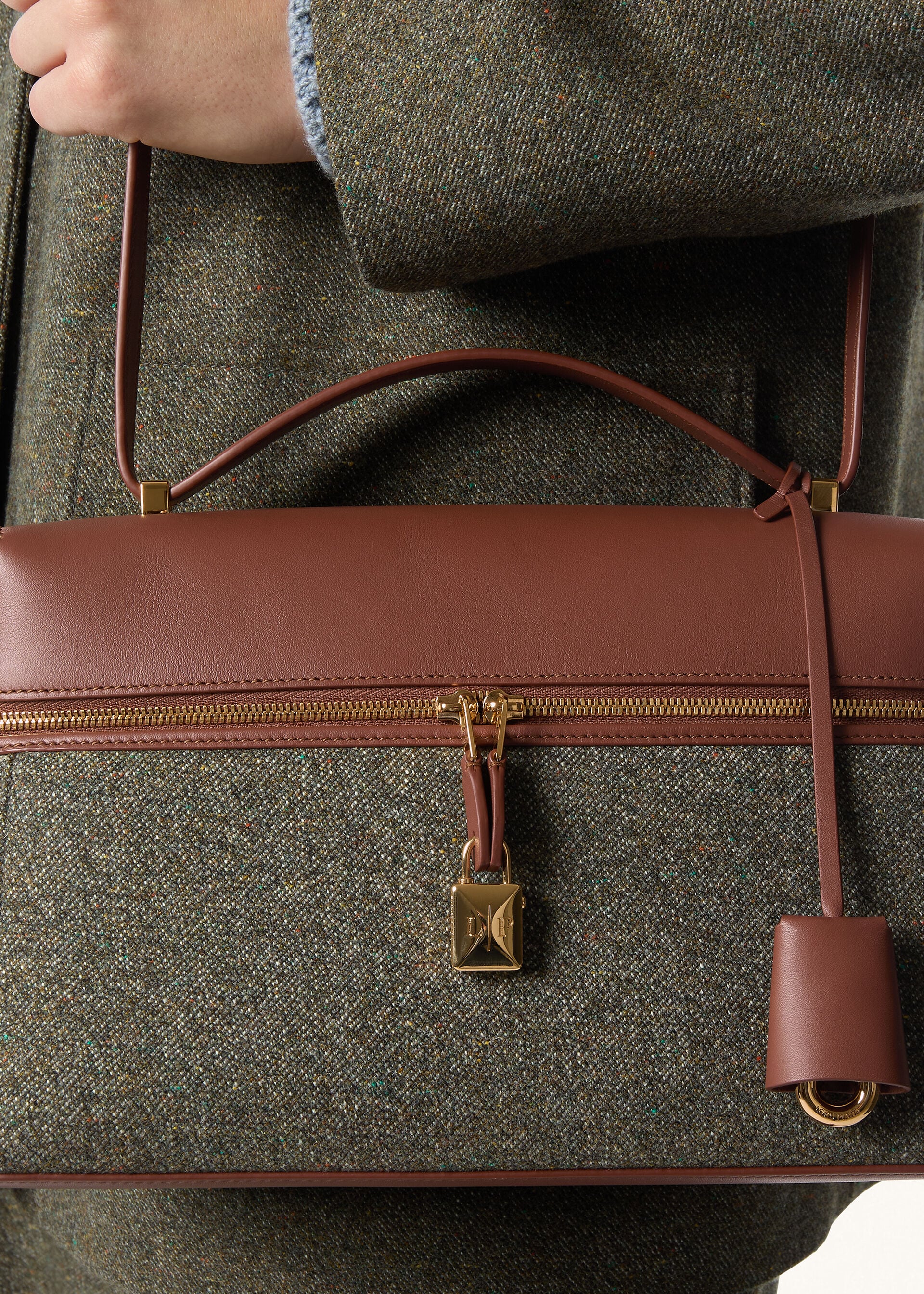 EXTRA BAG L27 WISH CASH TWEED GUILLOCHE CHARM/R L