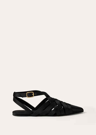 SILENE FLAT SANDAL SATIN