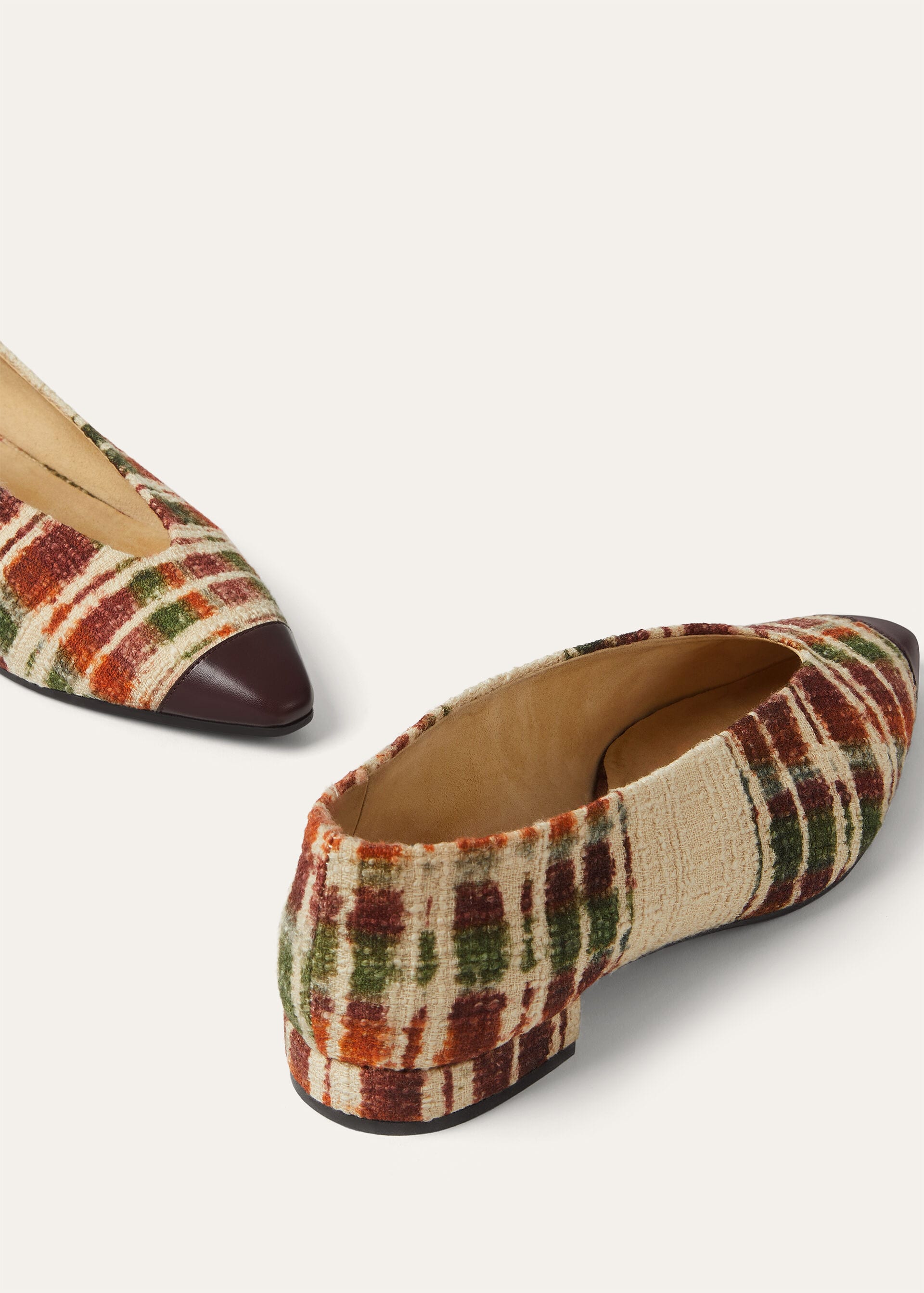REBECCA CAP TOE BAL.WTRCLR SUITCASE STRIPE &CALF