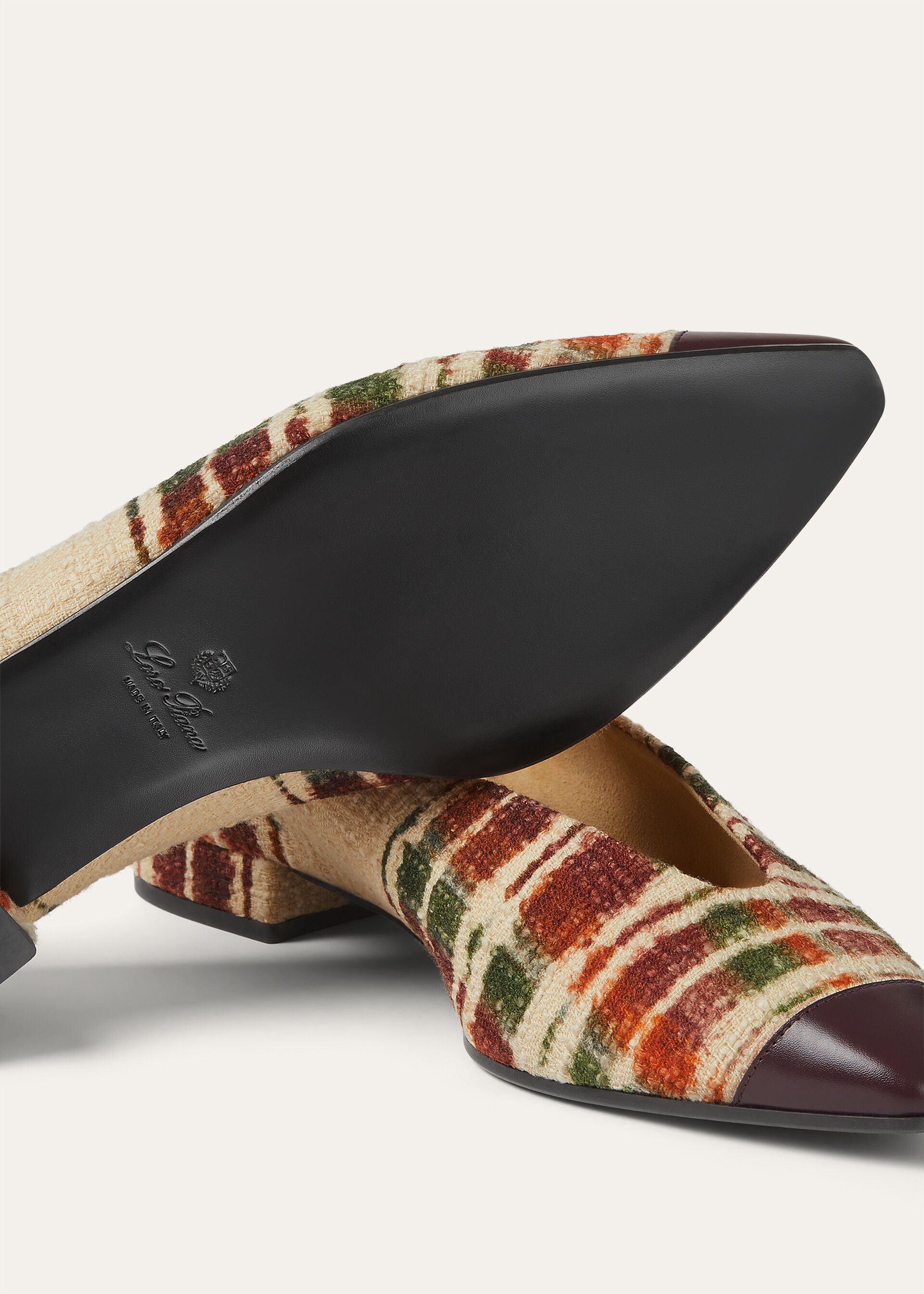 REBECCA CAP TOE BAL.WTRCLR SUITCASE STRIPE &CALF