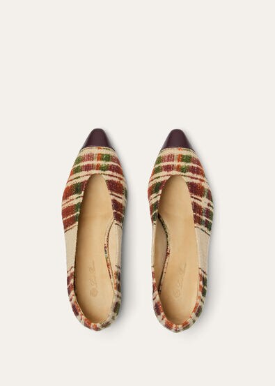 REBECCA CAP TOE BAL.WTRCLR SUITCASE STRIPE &CALF
