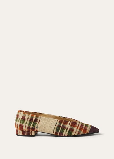REBECCA CAP TOE BAL.WTRCLR SUITCASE STRIPE &CALF