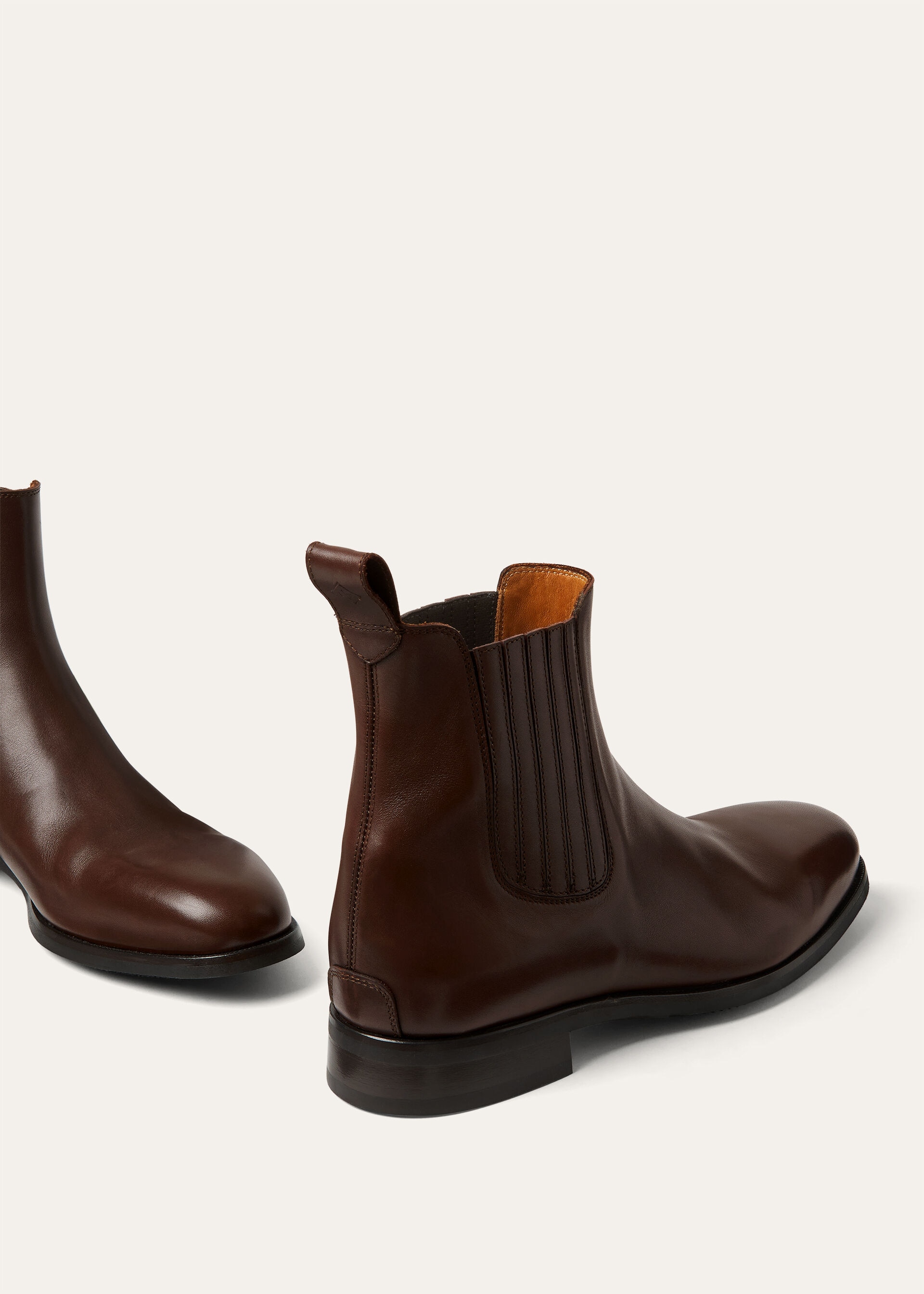 HORSERIDING ANKLE BOOT SHINY SMOOTH CALF