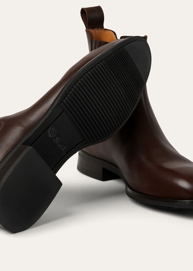 HORSERIDING ANKLE BOOT SHINY SMOOTH CALF