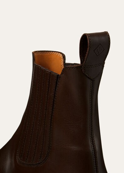 HORSERIDING ANKLE BOOT SHINY SMOOTH CALF