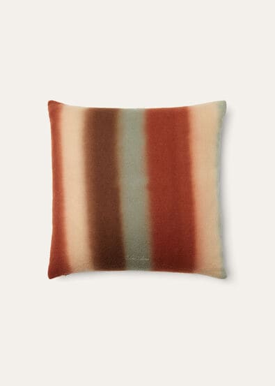 CUSHION SHADED STRIPE WOOL CASH