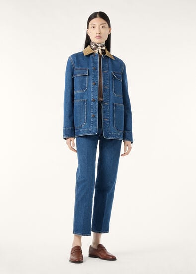 DEAN FIELD JACKET DENIM SILK