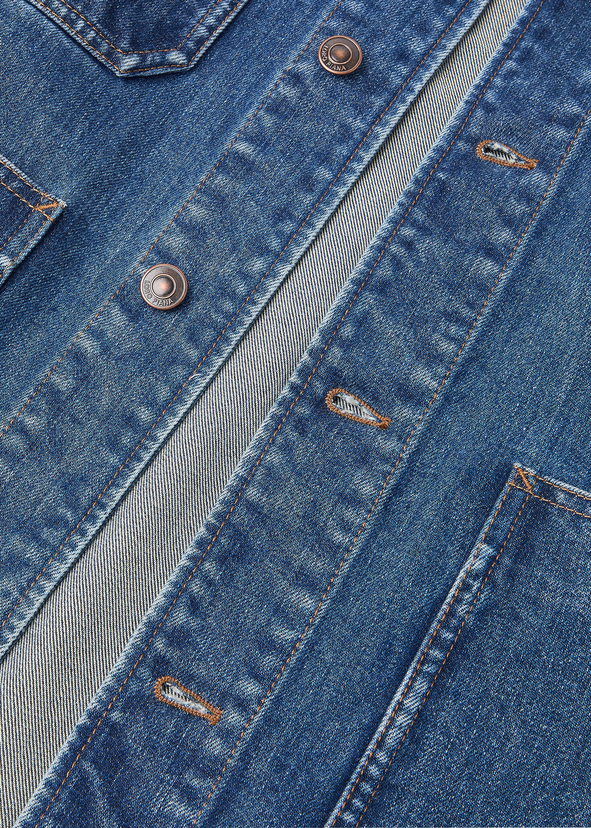 DEAN FIELD JACKET DENIM SILK
