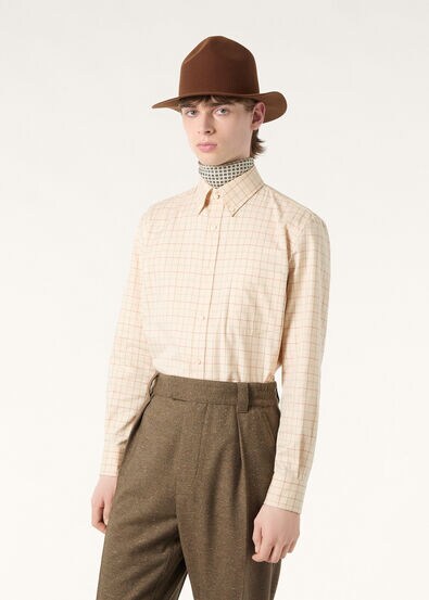 ELIA BUTTON DOWN SHIRT SOFT COTTON BELT