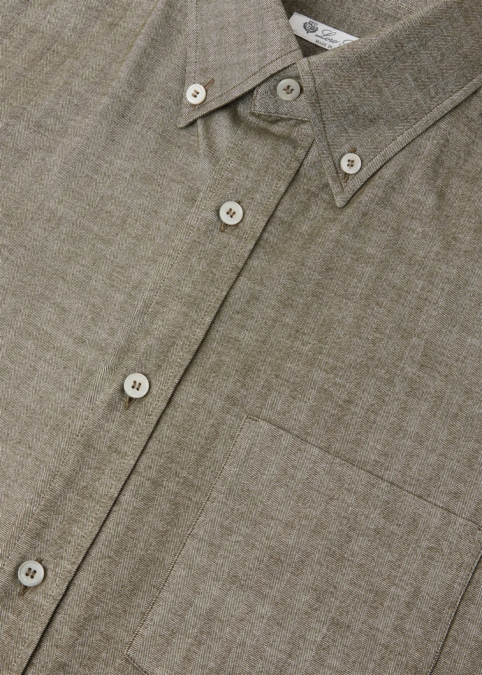 ELIA BUTTON DOWN SHIRT GINESTRA SOFT HERRINGBONE_FAQ2988_F7DW_7