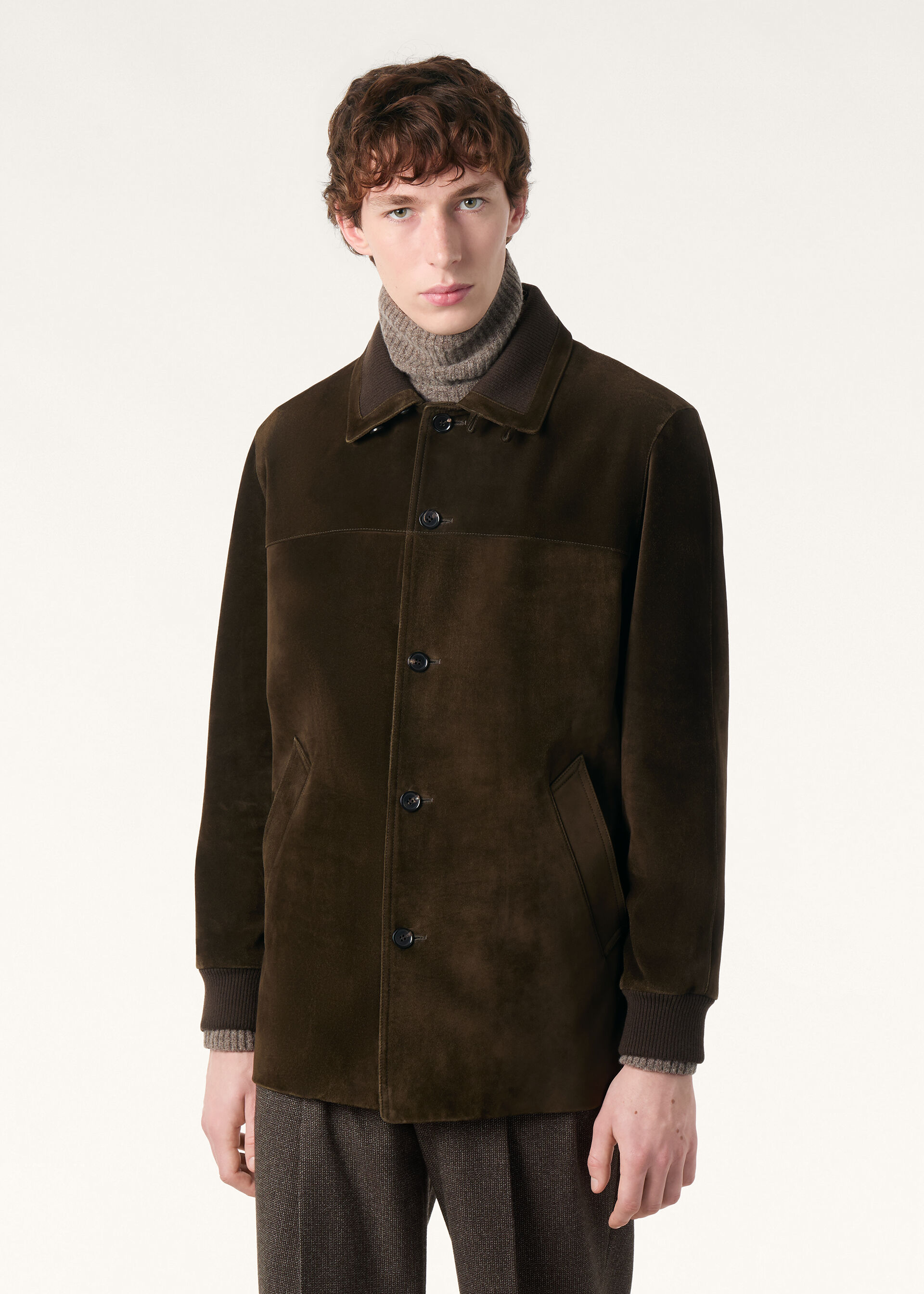 MAREMMA JACKET PORTOBELLO SUEDE