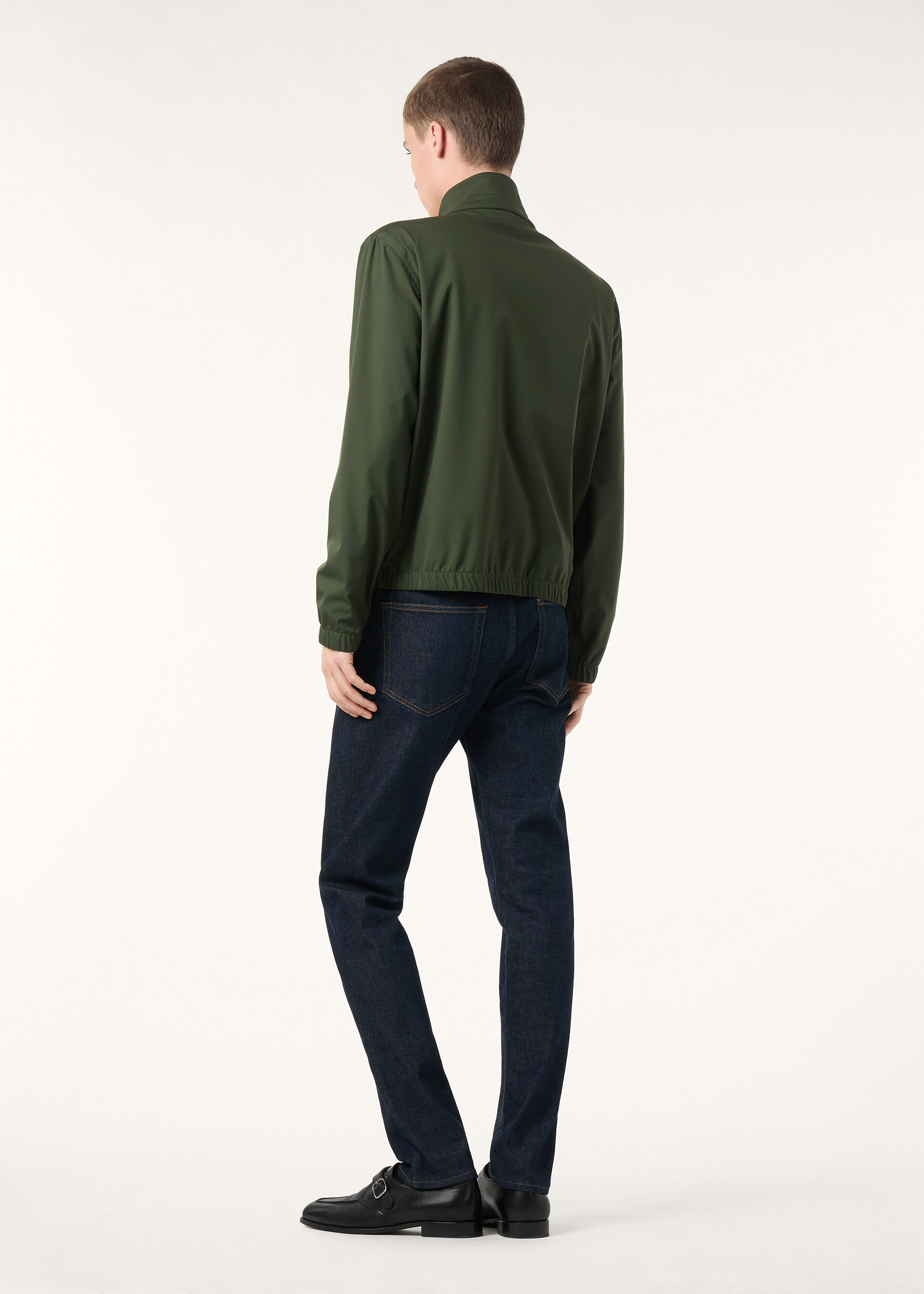 LORO PIANA BOMBER WINDBELT STRETCH STORM
