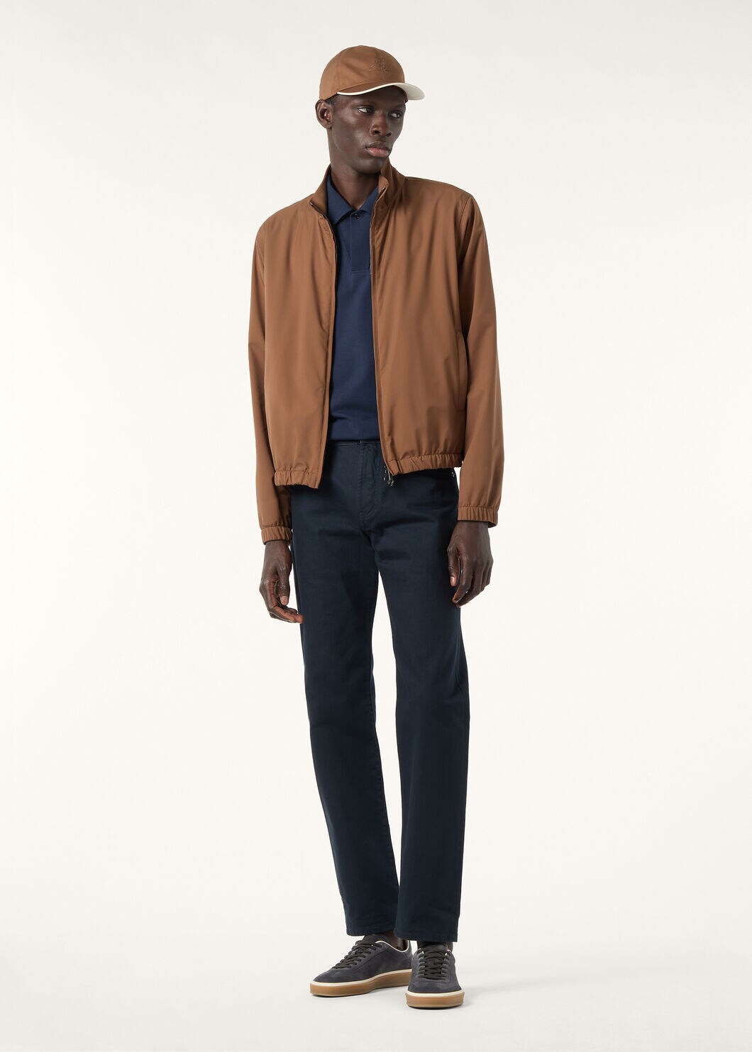 LORO PIANA BOMBER WINDBELT STRETCH STORM