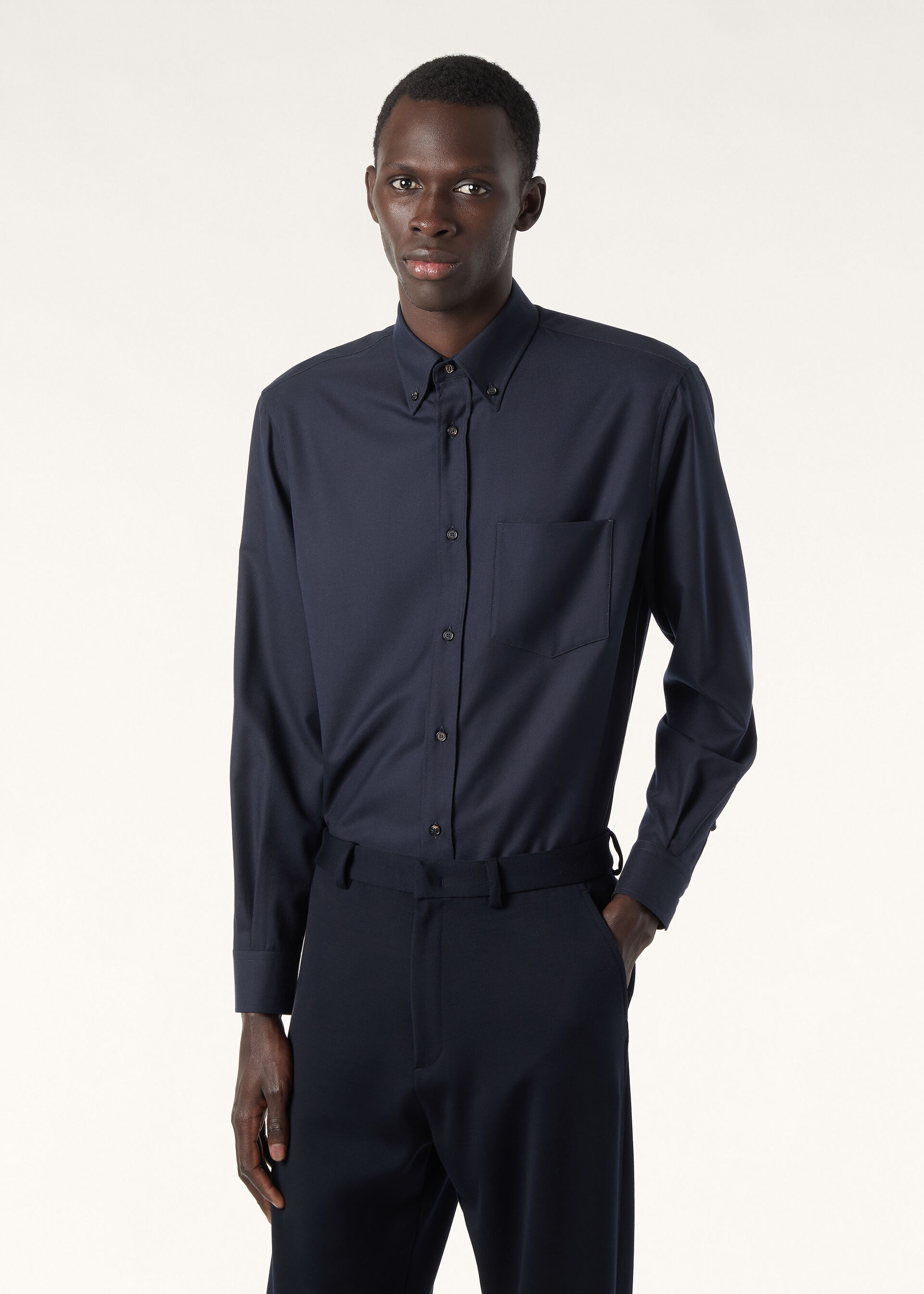 ELIA BUTTON DOWN SHIRT GOK RAIN