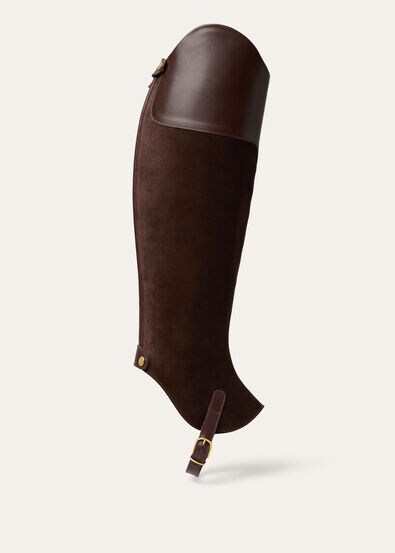 HORSERIDING GHETTA SHINY SMOOTH CALF & SUEDE