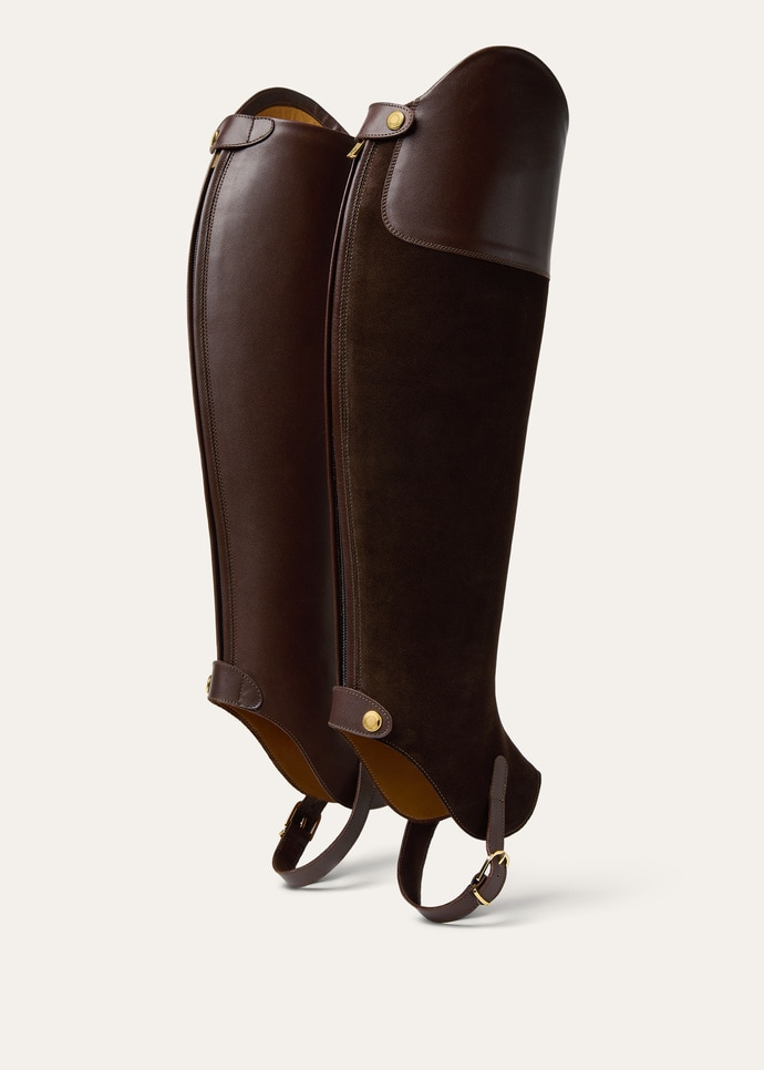 HORSERIDING GHETTA SHINY SMOOTH CALF & SUEDE_FAQ3094_H15Z_3