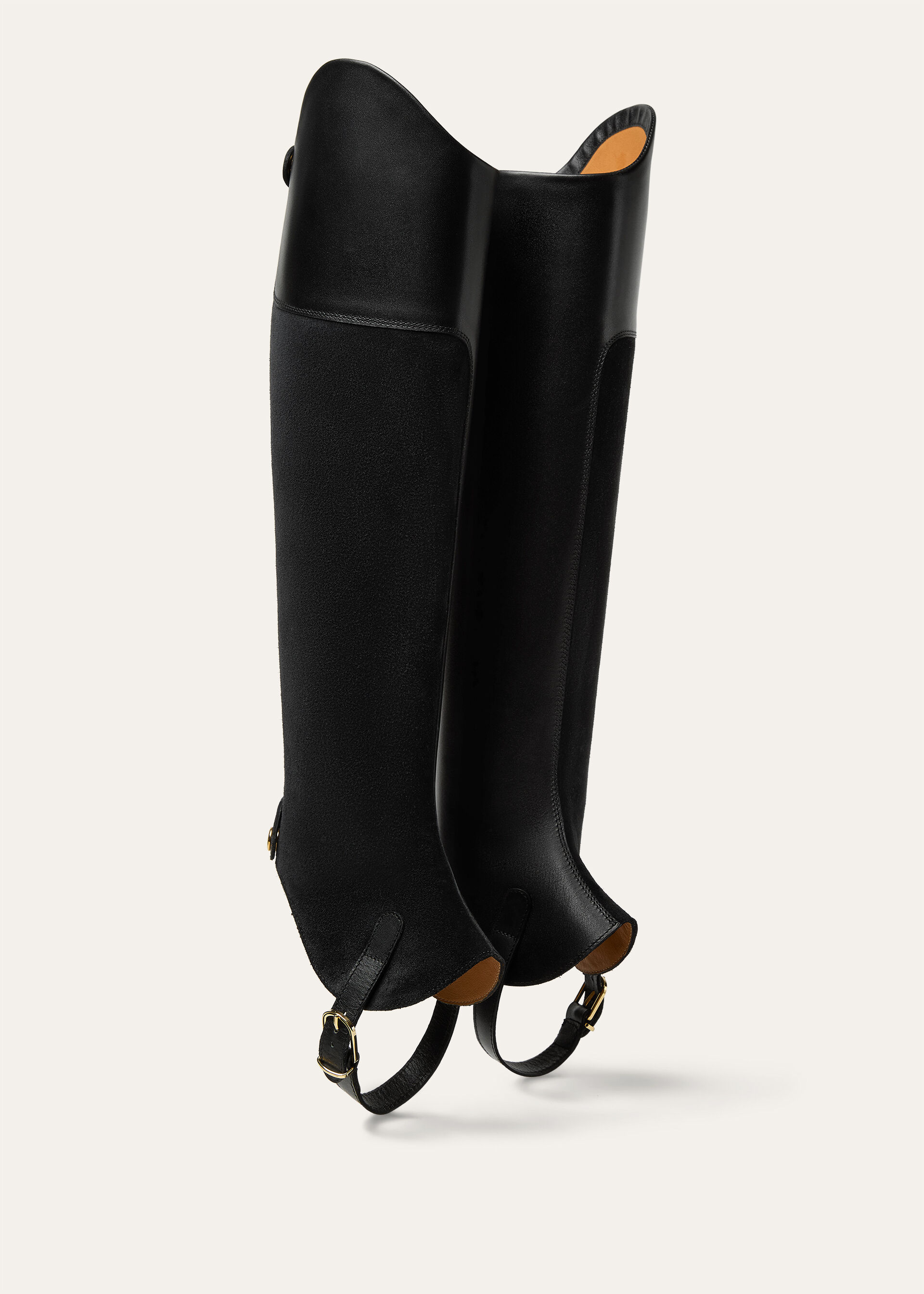 HORSERIDING GHETTA SHINY SMOOTH CALF & SUEDE