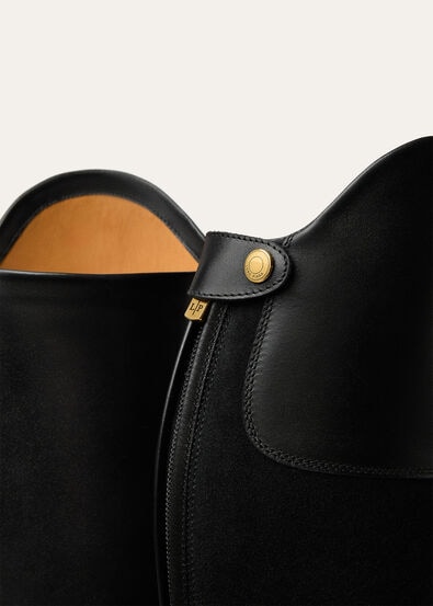 HORSERIDING GHETTA SHINY SMOOTH CALF & SUEDE
