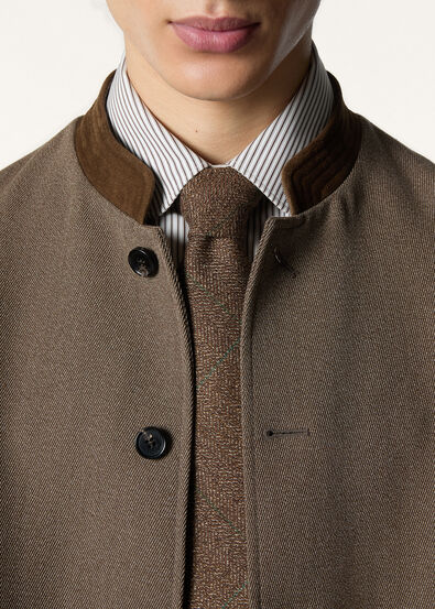 YALE TIE 8 TWEED CHEVIOT