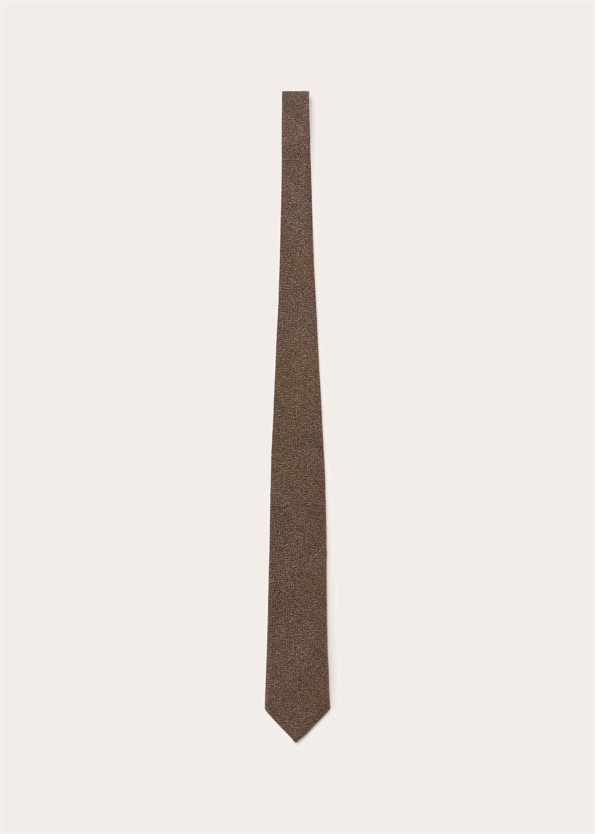 YALE TIE 8 TWEED CHEVIOT