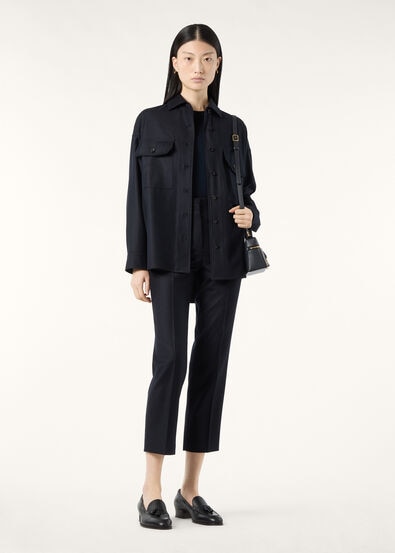 DERMOT TROUSERS WOOL CASH FLANNEL
